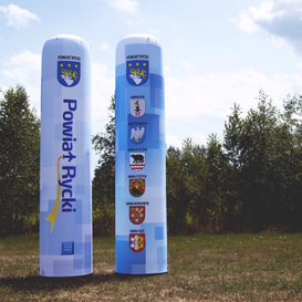 Luftdichte Säule mit Logodruck