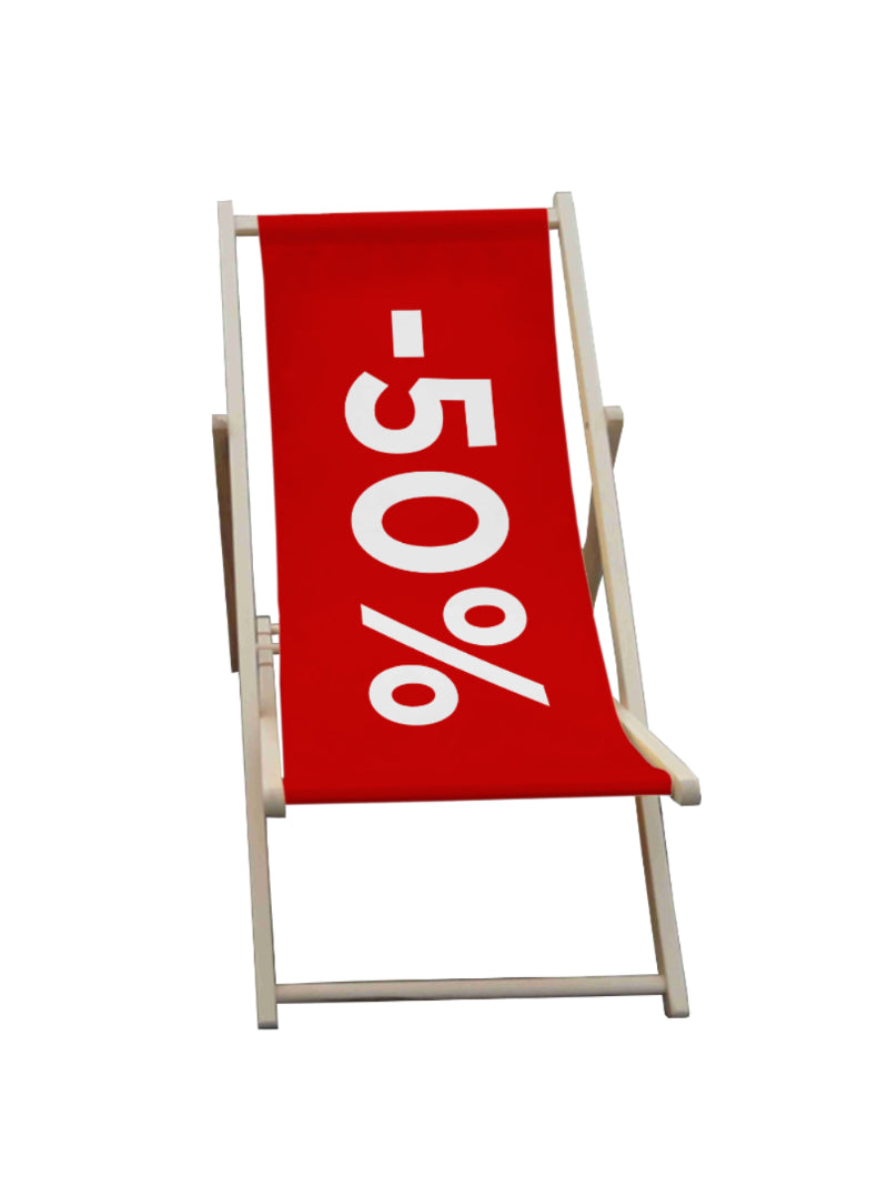 Liegestuhl mit fertigem Sale Muster