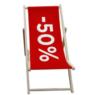 Liegestuhl mit fertigem Sale Muster
