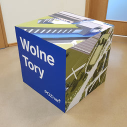 Pappwürfel bedruckt