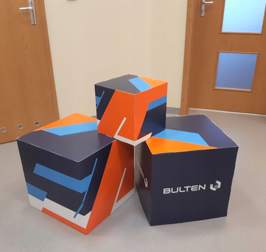 Würfel aus Karton bedrucken