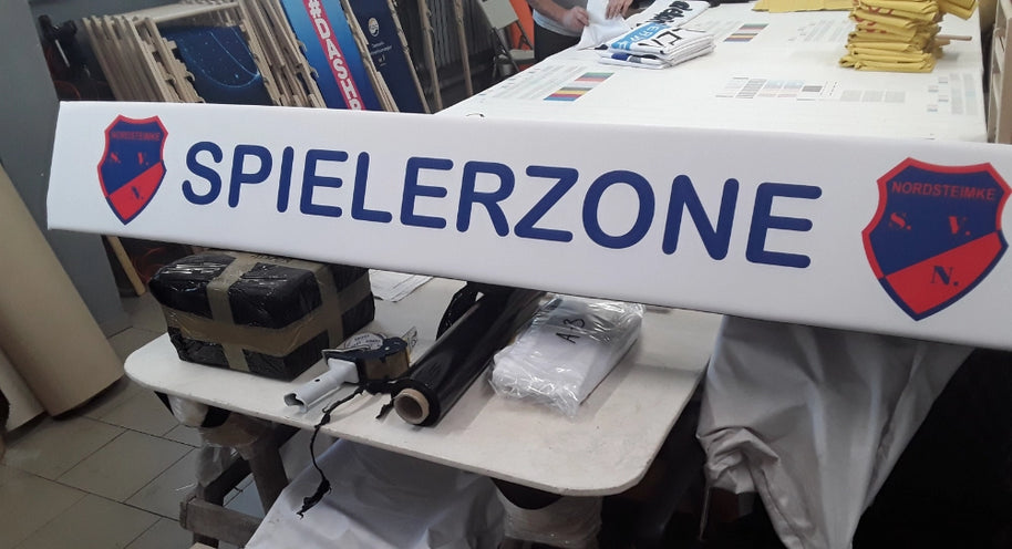Softbande Dreieck 150x30 bedruckt