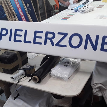 Softbande Dreieck 150x30 bedruckt