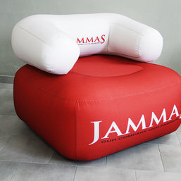 Logo bedruckter Sessel aufblasbar