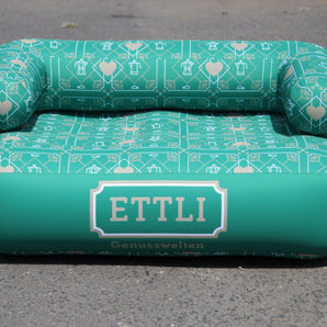 Event Sitzmöbel Sofa aufblasbar mit Logodruck