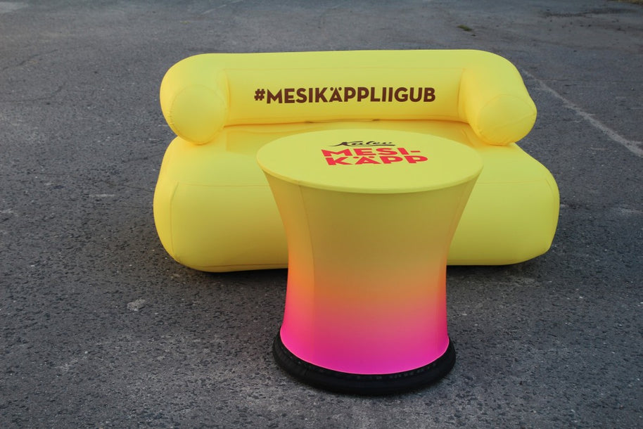 Event Sofa mit Logodruck