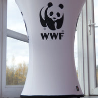 Aufblasbarer Catering Tisch WWF Logodruck
