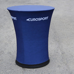 Aufblasbarer Stehtisch mit Logo bedruckt