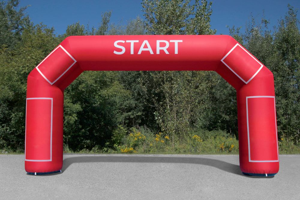 Marathon Tor aufblasbar mit Klettbanner