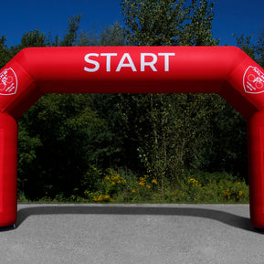 Startbogen Logo bedruckt