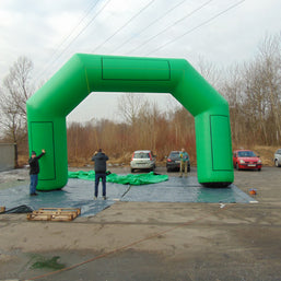 Startbogen mit Banner PVC