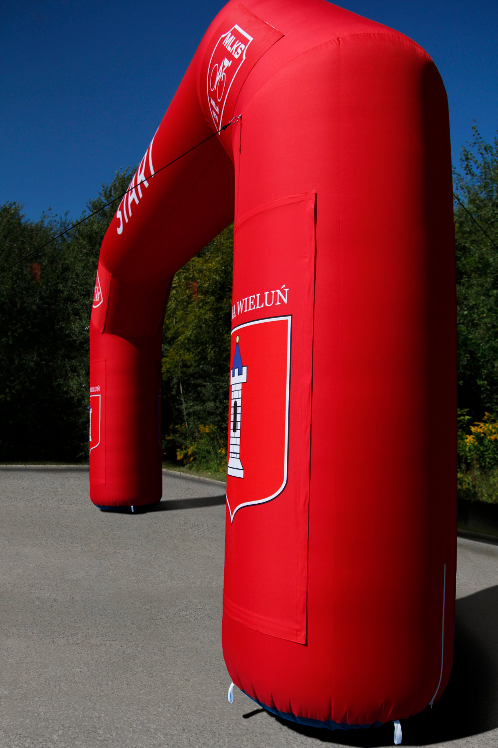 Startbogen mit Banner