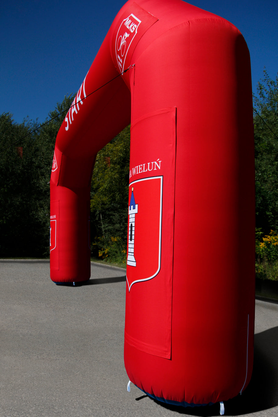 Startbogen mit Banner