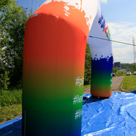 Torbogen aufblasbar mit Logo