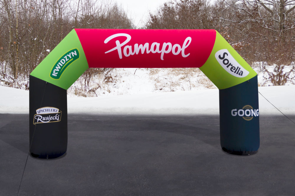 Zielbogen mit Logodruck