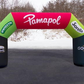 Zielbogen mit Logodruck