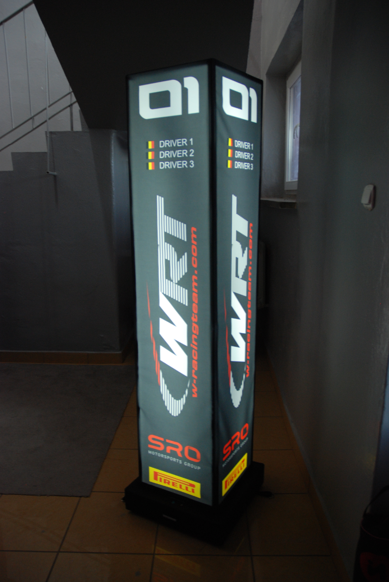 LED Totem bedruckt