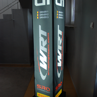 LED Totem bedruckt