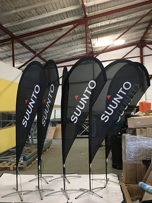 Dropflag M mit Logodruck