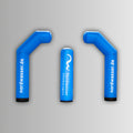 Pneumatischer Startbogen 4iin1 mit Werbesäule Logo bedruckt