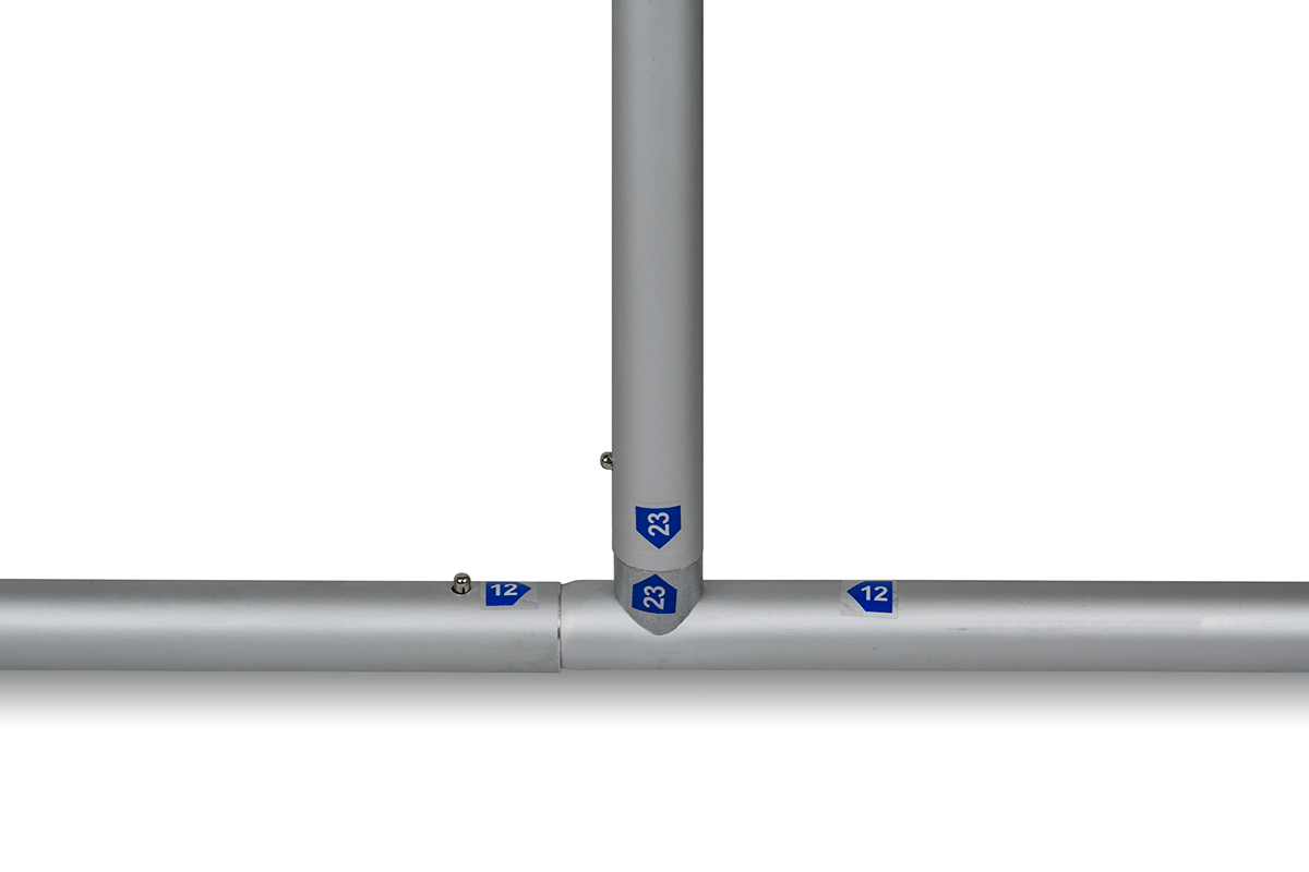 Alu Textil Wand Gestellelement
