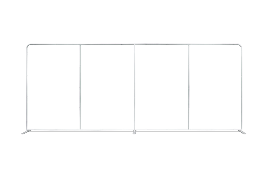 Displaywand gerade 600cm Gestell