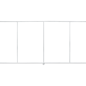 Displaywand gerade 600cm Gestell