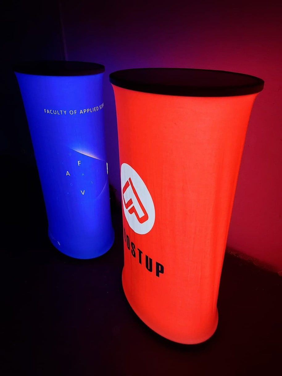 textile Messetheke LED
