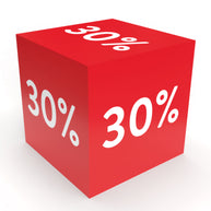 Pappwürfel 30% Muster