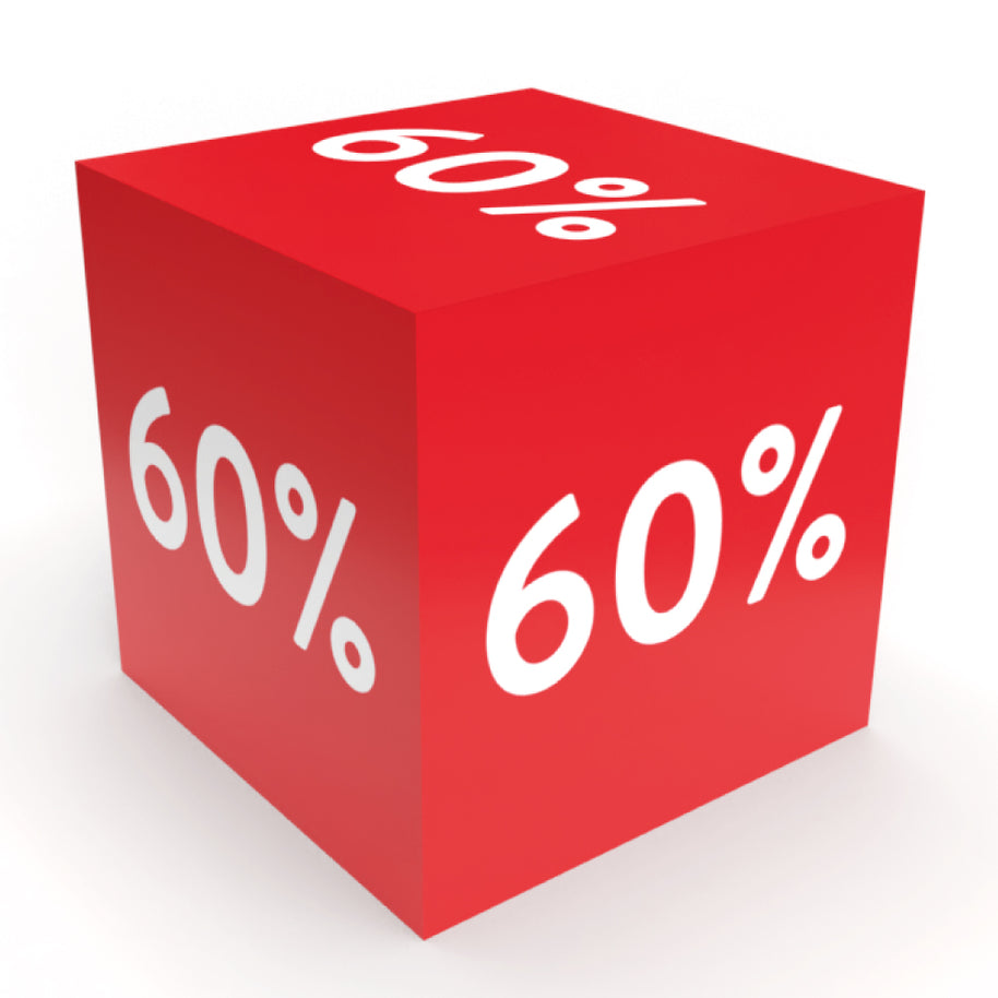 Sale Karton Würfel 60%