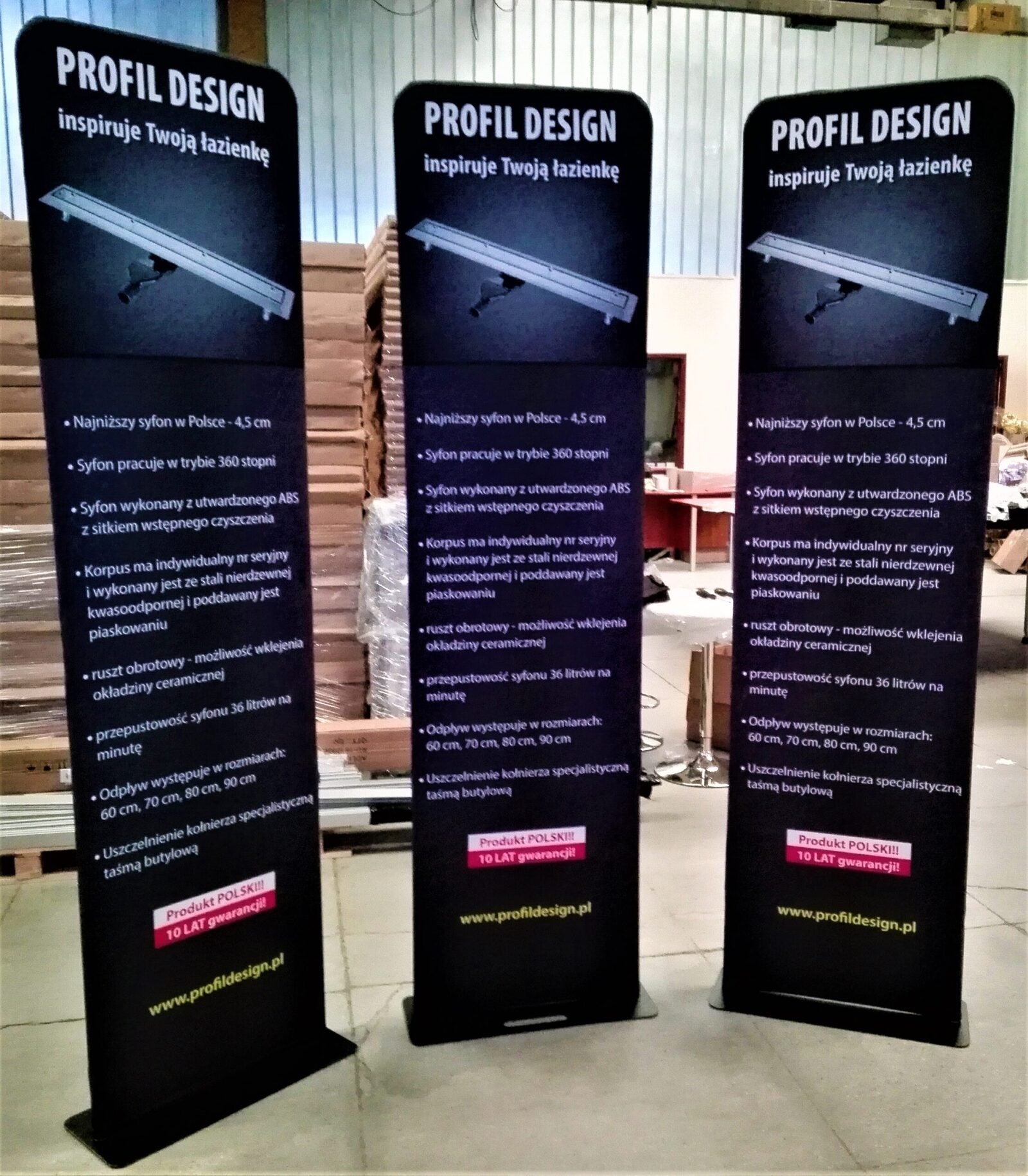 Roll-up Textil 60x224cm mit Logodruck