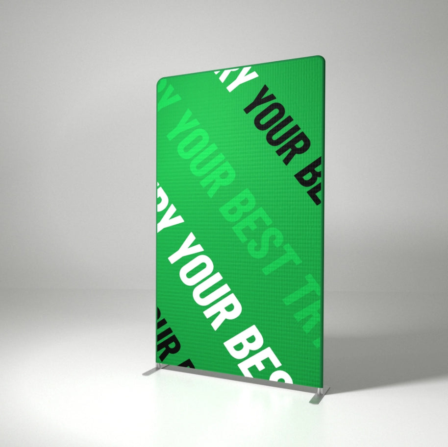 Alugestell 120cm Breite Alutextil Banner