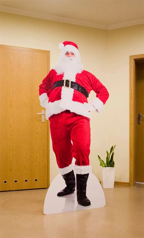 Nikolaus als lebensgroße Figur bedruckt