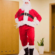 Nikolaus als lebensgroße Figur bedruckt