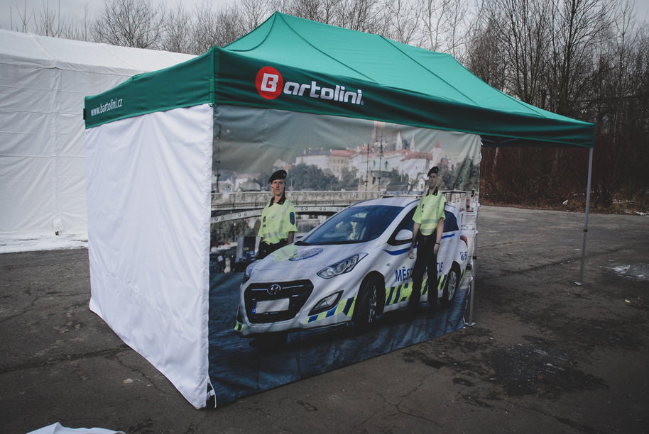Faltzelt 3x3 mit Foto Druck