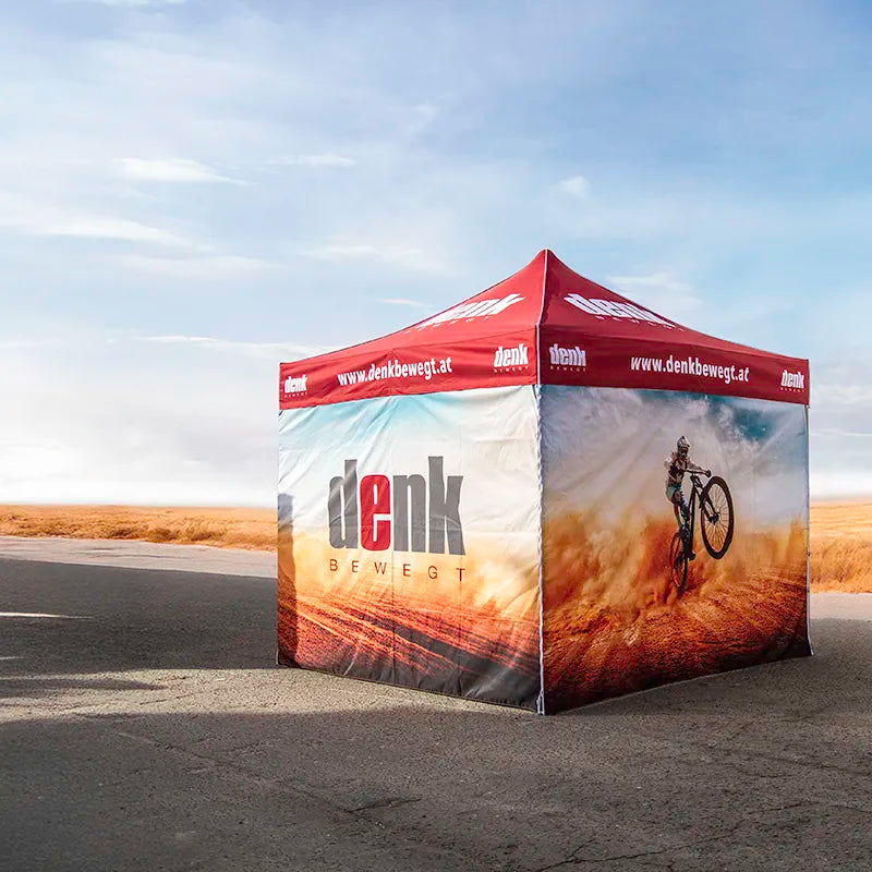 Faltzelt mit Branding 3x3m