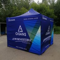 Klappzelt 3x3 mit Logodruck
