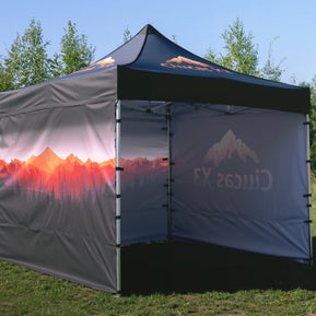 Pavillon 3x3 Logo bedruckt
