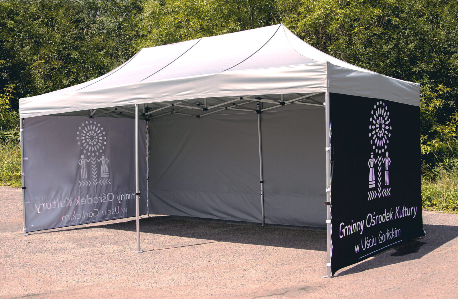 Faltpavillon 3x4,5 mit Logodruck