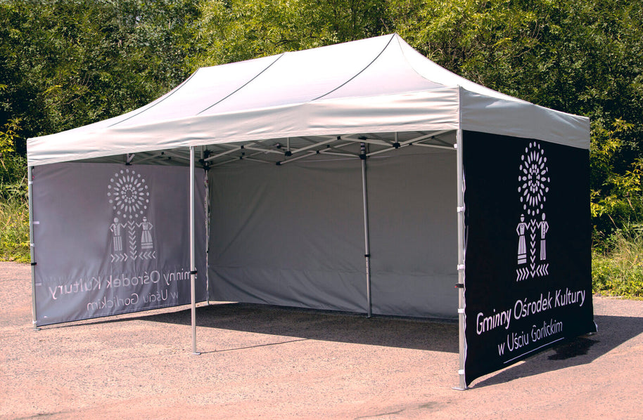 Faltpavillon 3x4,5 mit Logodruck