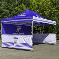 Stadzelt 3x4m mit Halbwand