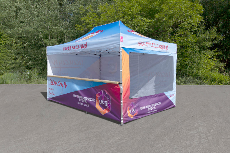 Eventzelt 3x6 mit Logodruck