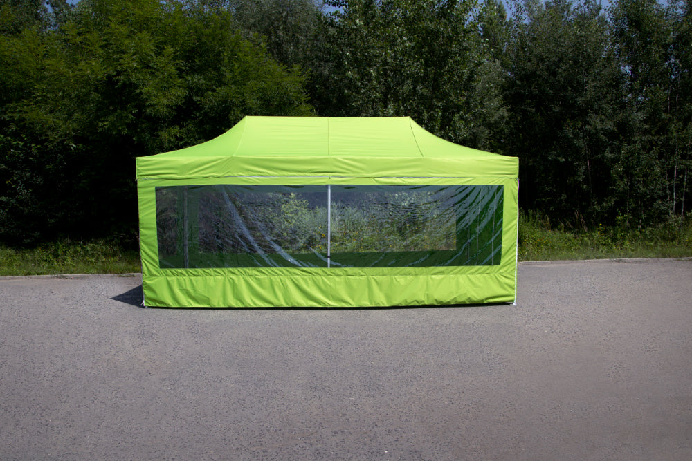 Faltpavillon 3x6 mit Fenstern