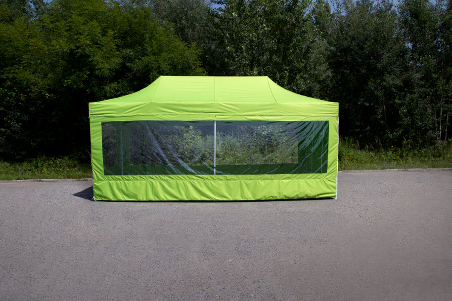 Faltpavillon 3x6 mit Fenstern