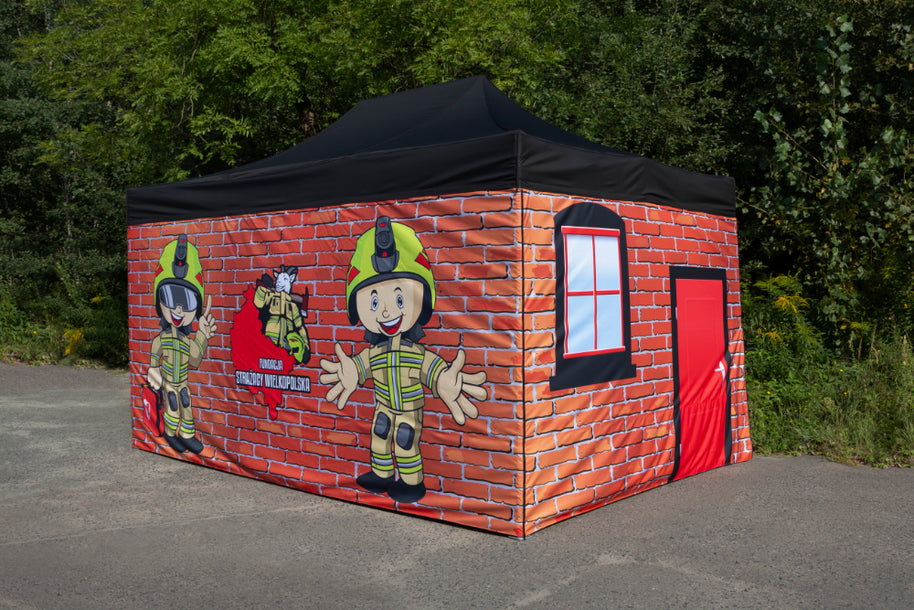 Klappzelt 3x6 mit Branding