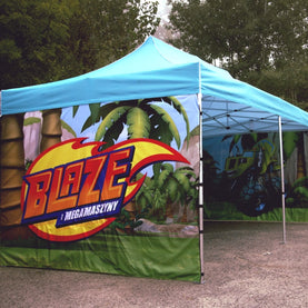 Logozelt 3x6 bedruckt