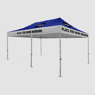 Promo Faltpavillon 3x6 mit bedrucktem Dach