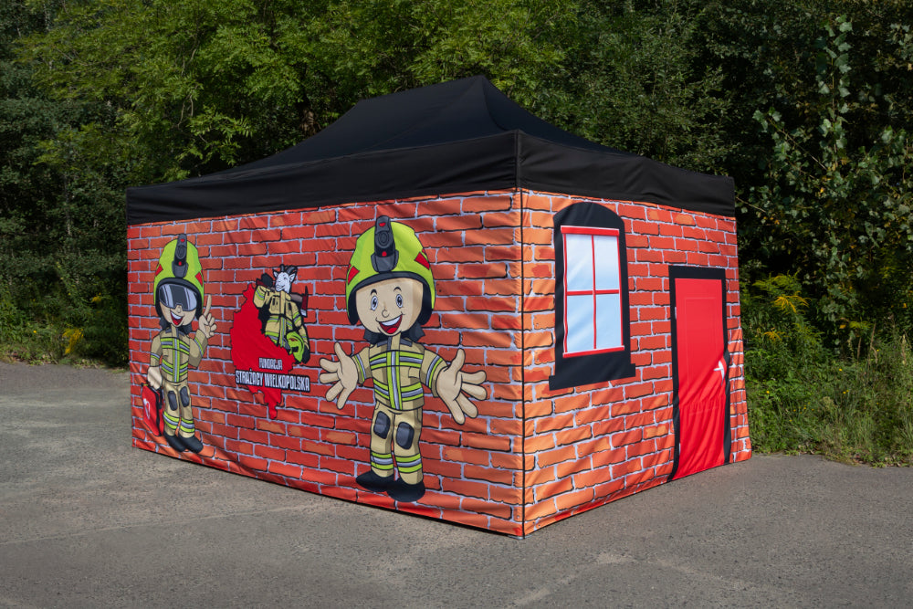 Klappzelt 3x6 mit Branding