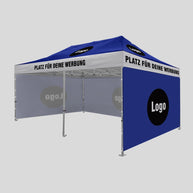 Promo Faltzelt 3x6 mit 3 bedruckten Seitenwänden
