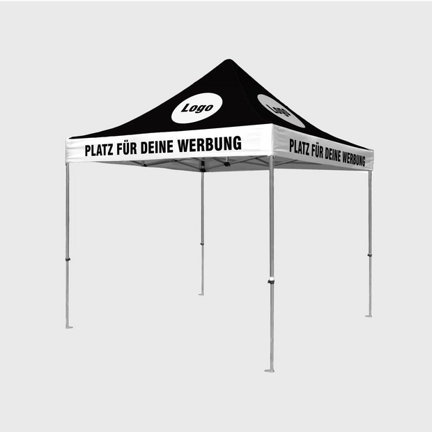 Faltpavillon 4x4 Premium Pro mit Logodruck Alu Konstruktion 54x54mm Premium Pro, wasserdicht